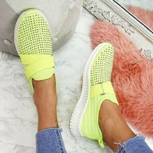 Load image into Gallery viewer, Women&#39;s Breathable Slip On Mesh Rhinestone Trainers Shoes
