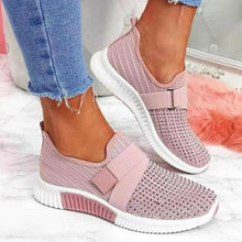 Load image into Gallery viewer, Women&#39;s Breathable Slip On Mesh Rhinestone Trainers Shoes
