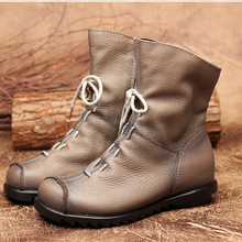 Load image into Gallery viewer, New winter low heel warm short boots
