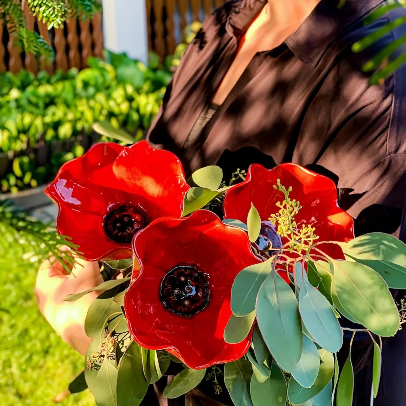 💖🎁2026 Mother's Day Gifts 50% Off--🎁Metal Flower Garden Stake🐦
