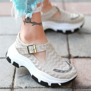 Casual platform shoes for fashionable ladies