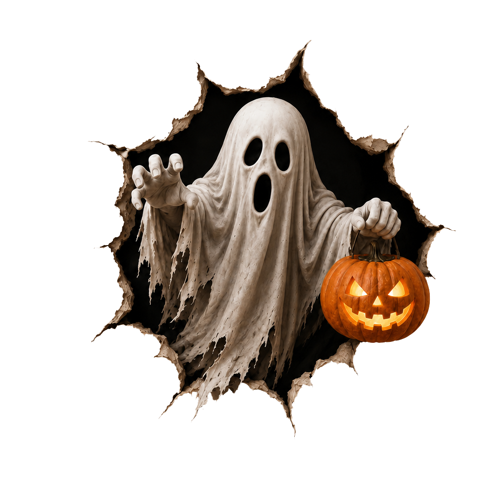 Graddi™ Halloween Break-In Wall Decal