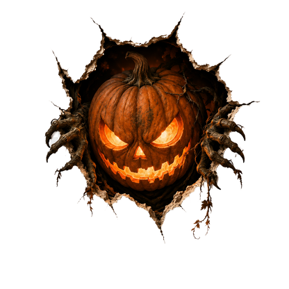 Graddi™ Halloween Break-In Wall Decal