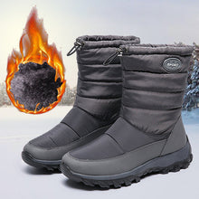 Load image into Gallery viewer, Winter Women&#39;s Fleece Warm Mid Calf Snow Boots
