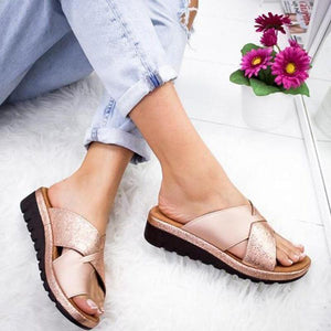 Women's Solid Color Slippers