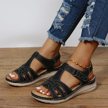 Load image into Gallery viewer, Ladies Summer Wedge Comfortable Casual Sandals
