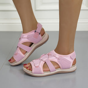 2024 spring new round toe breathable casual sandals