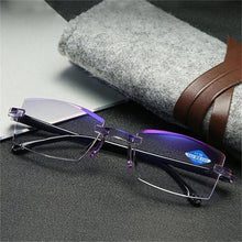 Load image into Gallery viewer, Sapphire High Hardness Anti Blue Light Intelligent Dual Focus Reading Glasses
