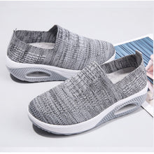 Load image into Gallery viewer, Thick-soled flying woven air cushion women&#39;s shoes
