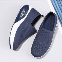 Load image into Gallery viewer, Thick-soled flying woven air cushion women&#39;s shoes
