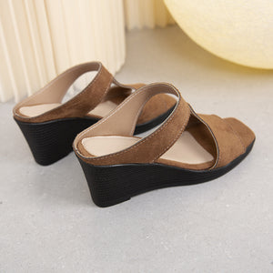 Women's new wedge fish mouth sandals