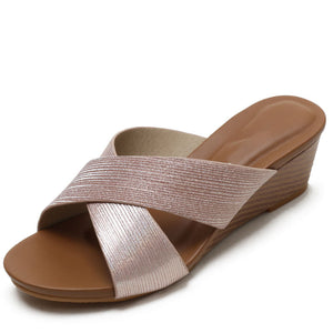 Ladies Open Toe Wedge Sandals