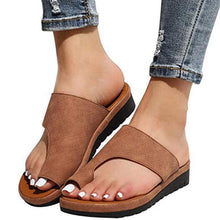 Load image into Gallery viewer, women&#39;s solid color toe sandals
