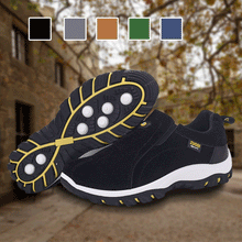 Load image into Gallery viewer, Sursell-Brown Comfy Orthotic Sneakers-70% off
