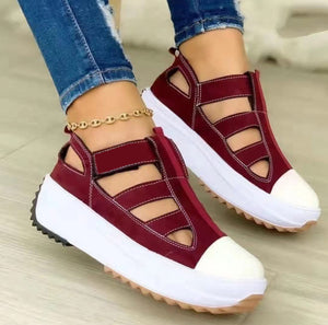 Platform Raised Velcro Ladies Sandals