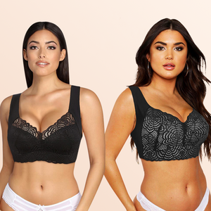 EXTRA LIFT - Ultimate Lift Stretch Full-Figure Seamless Lace Cut-Out Bra