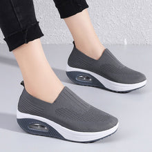 Load image into Gallery viewer, Thick-soled flying woven air cushion women&#39;s shoes
