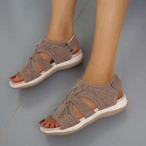 2024 spring new round toe breathable casual sandals