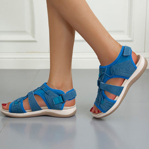 2024 spring new round toe breathable casual sandals