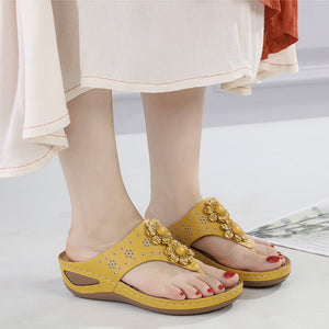 Women's summer non-slip casual wedge slippers