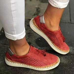 New Women's Autumn Low Heel Round Toe Breathable Sneakers