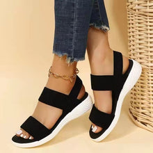 Load image into Gallery viewer, Ladies Fly Woven Flat Casual Sandals
