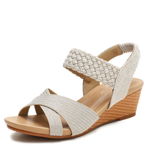 Women's summer open toe wedge sandals