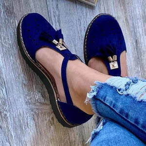 Women's Tassel Hollow Platform Sandals