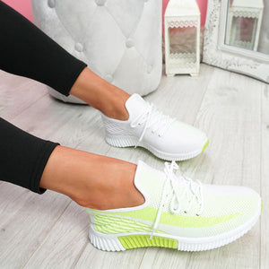 Women's Breathable Lightweight Lace-Up Sneakers