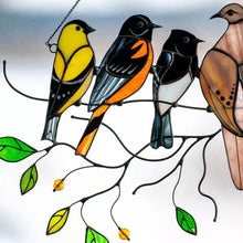 Load image into Gallery viewer, Birds Stained Window Hangings
