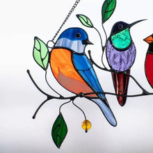 Load image into Gallery viewer, Birds Stained Window Hangings
